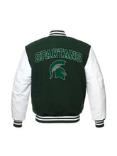 Spartans Michigan State Green Varsity Jacket